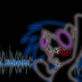 Vinyl Scratch Glow-Effect wallpaper