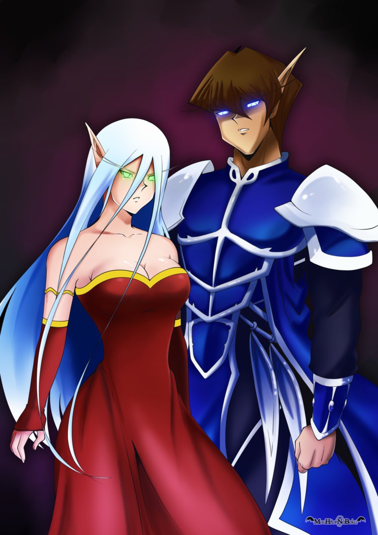 World of Warcraft elven couple Kisara and Seto