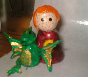 Little clay Charlie Weasley