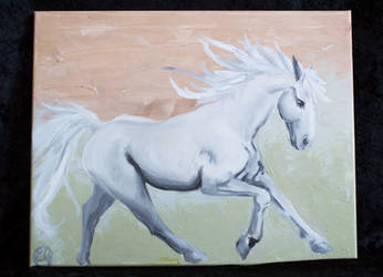 Gray Horse Painting