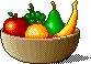 Pixeled Fruit Bowl