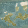 Fantasy map of islands