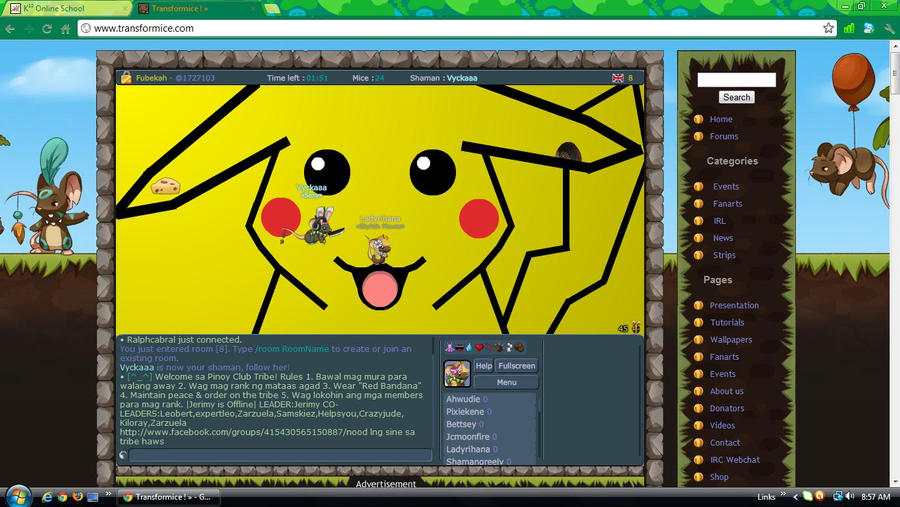 Pika Color Code pika by yellow8orange on DeviantArt