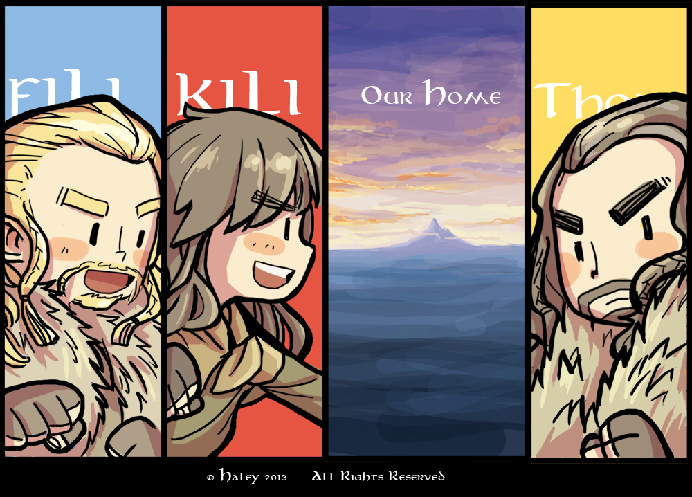 Fili, Kili, Thorin (ver.2)