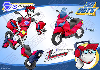 Gobots Animated Scooter