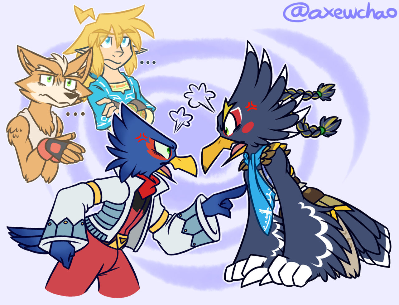 Axewchao Rito Deviantart Birb vs Birb by AxewChao on DeviantArt