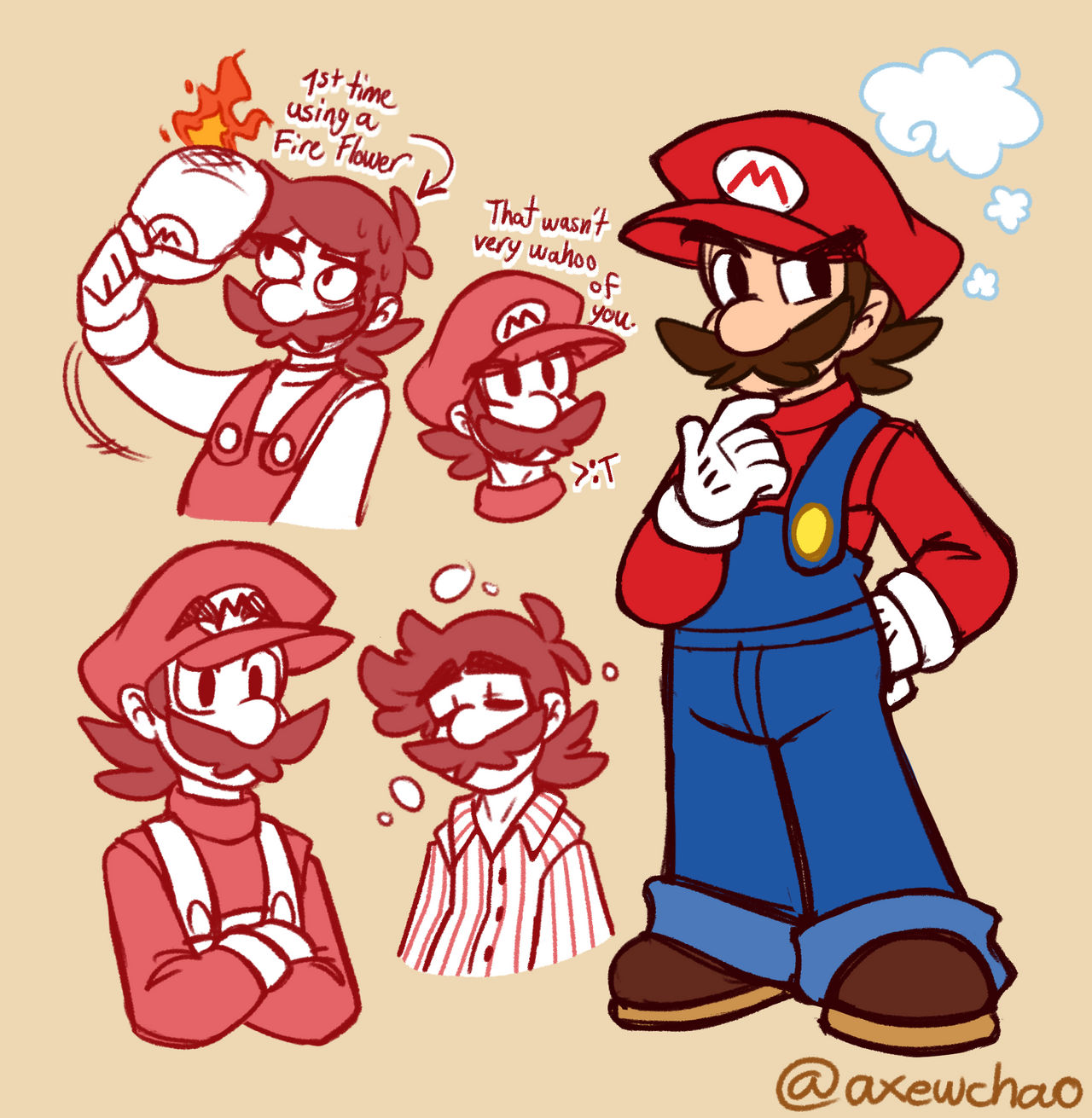 Mario Practice by AxewChao on DeviantArt