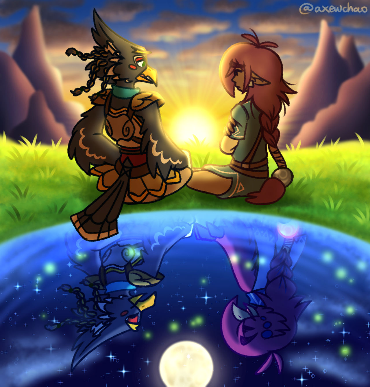 Axewchao Rito Deviantart A Surprisingly Soothing Sunrise by AxewChao on DeviantArt