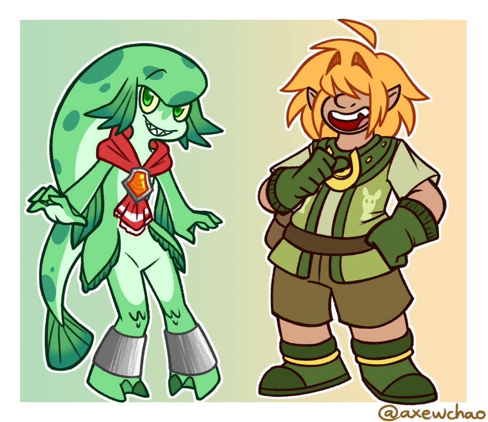 Axewchao Rito Deviantart A Boy and his Fish Bro by AxewChao on DeviantArt
