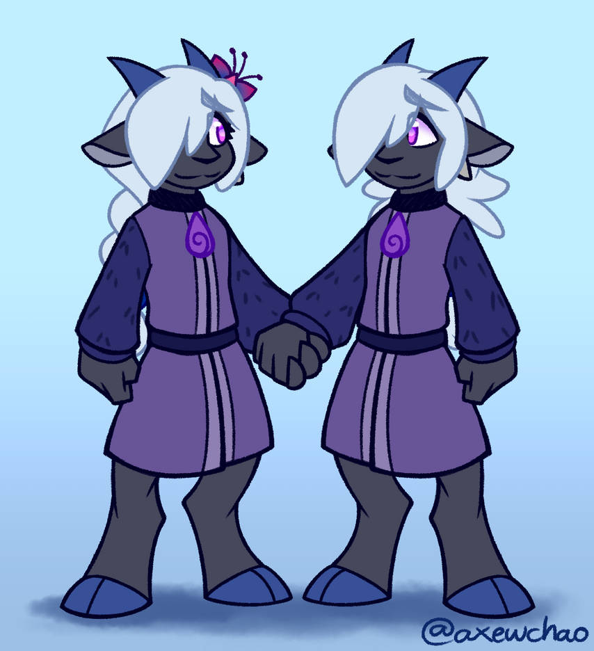 Axewchao Rito Deviantart The Twin Lambs by AxewChao on DeviantArt