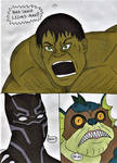 Black Panther - The Hulk on third earth