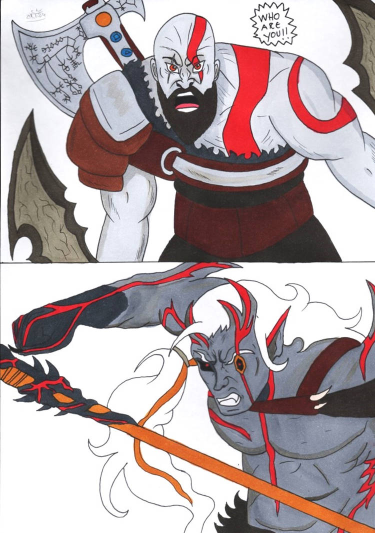 Blood of Zeus Kratos meets Seraphim by Tyrannuss555 on DeviantArt