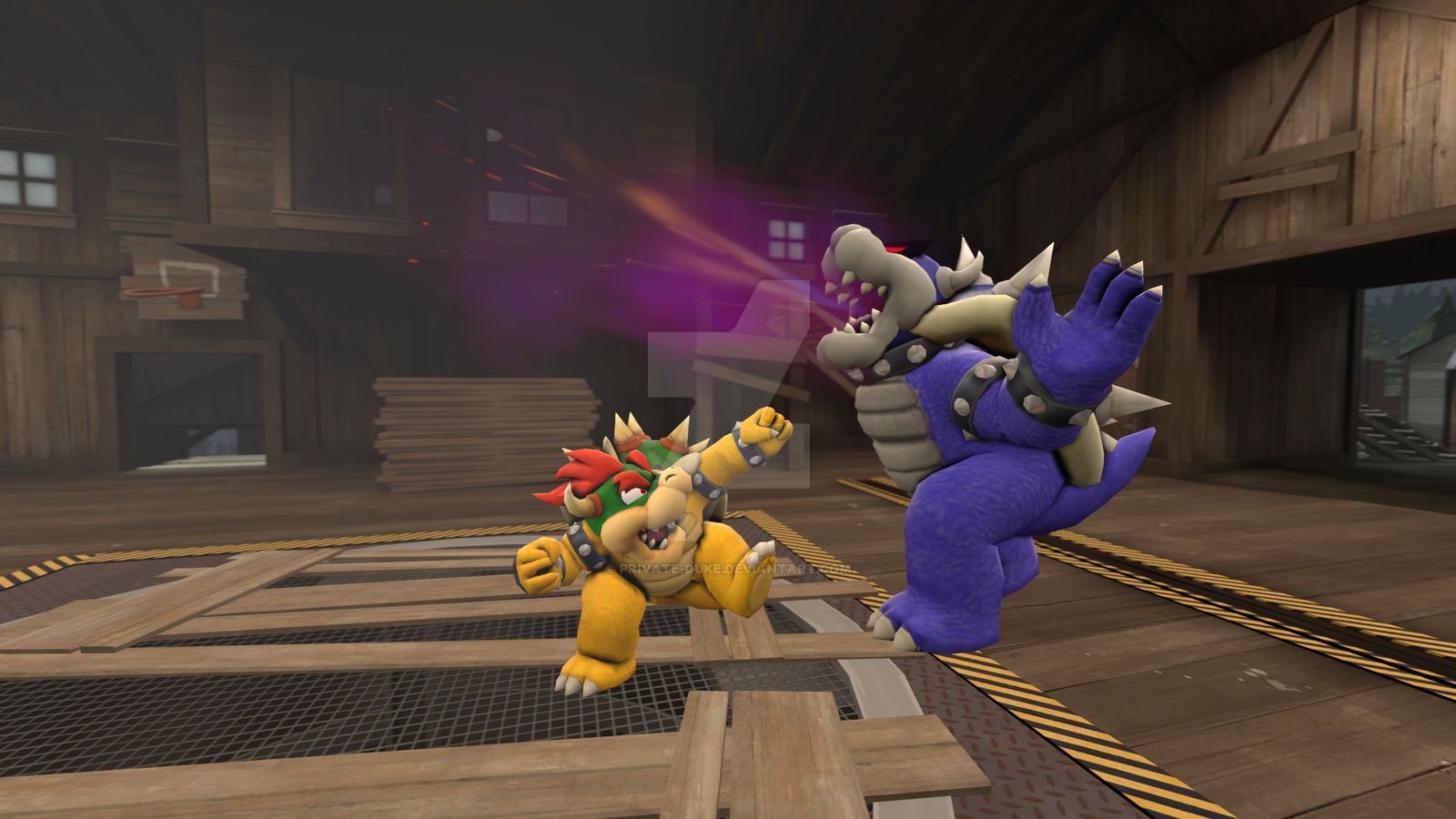 Bowser Vs Dark Bowser