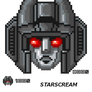 Transformers Pixel Heads - Starscream