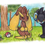 Lopunny and luxray