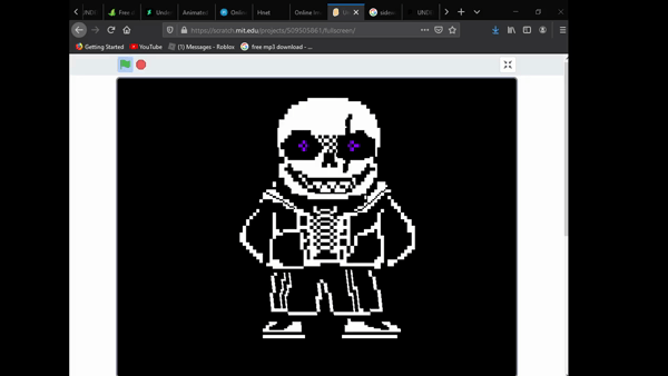 Undertale Scratch Sans Fight Completed. 