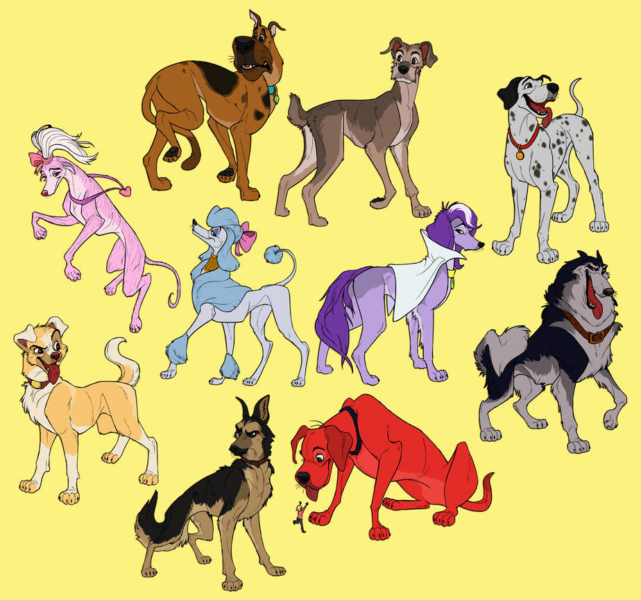 Deviantart Characters Dogs cartoon dogs by ManDrawsDog on DeviantArt