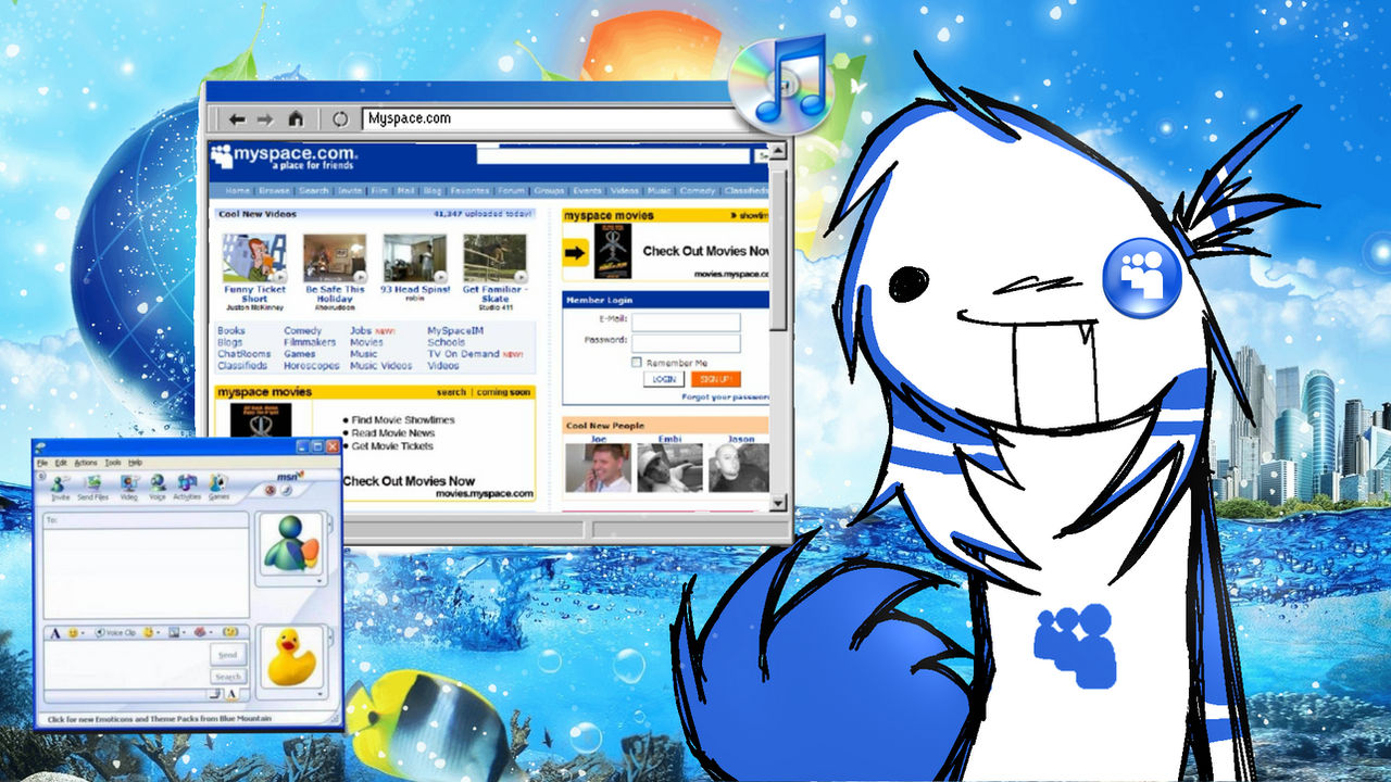 Myspace! by CreamDraws69 on DeviantArt