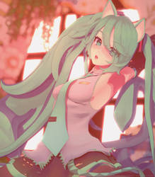 Hatsune Miku and a Cat's Cradle