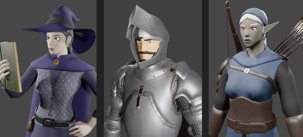 Ded Characters DeD Characters by luiz-hiro on DeviantArt