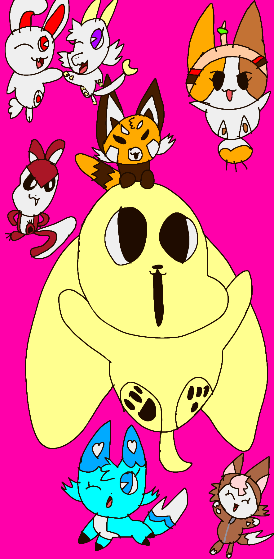 Chikn nuggit and Friends wallpaper by Animaniacslover666 on DeviantArt