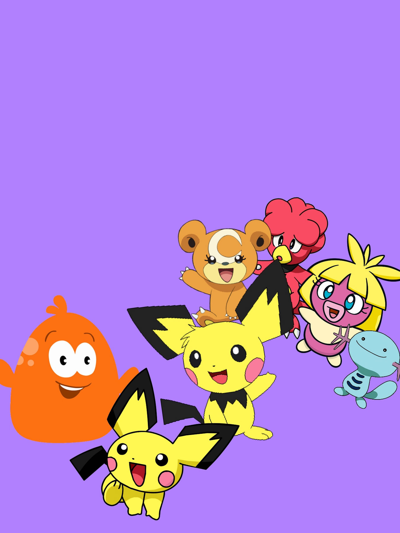 Pichachu Member Potch meets the pichu brothers' friends by Animaniacslover666 on DeviantArt