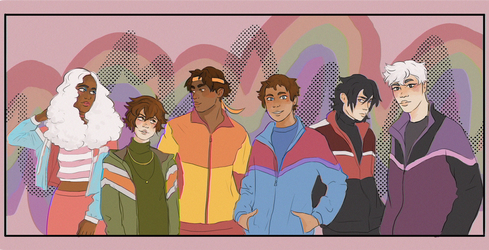 Cool 80s kids in cool 80s jackets