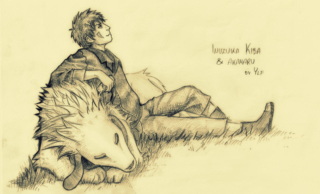 Inuzuka Kiba and Akamaru