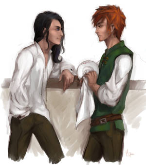 Kvothe and Bast