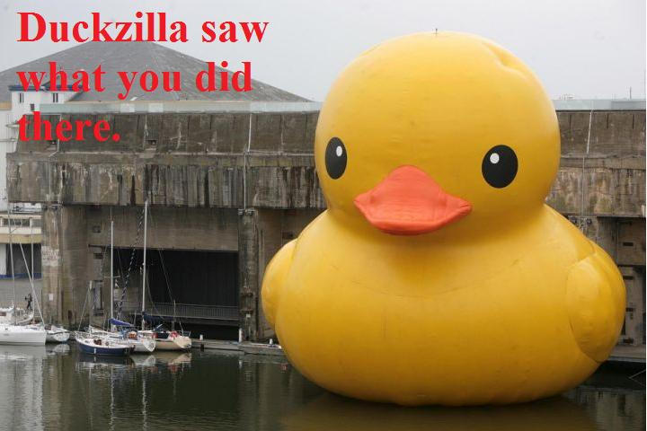 Duckzilla pt. 2 by RayneWolfspeaker on DeviantArt