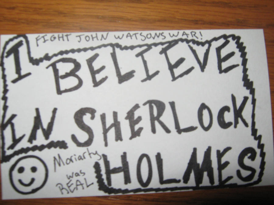 Believe In Sherlock Holmes