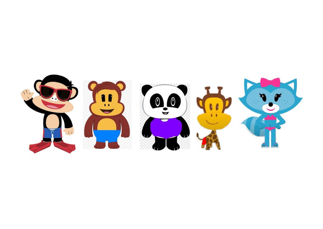 Julius Jr and the gang wearing Swimsuit by HS8166 on DeviantArt