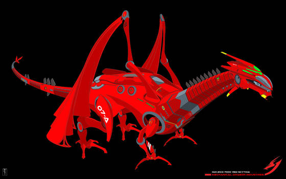 Mech Dragon 'Red Scythia'