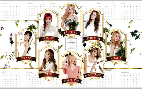 2016 Girls Generation Calendar