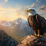 Beautiful eagle art