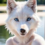 White wolf human