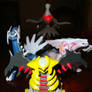 Giratina,Dialga,Palkia,Darkai.