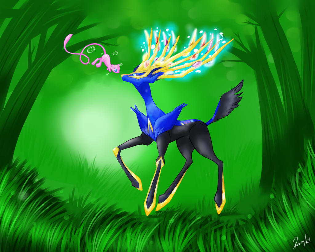 Xerneas and Mew encounter