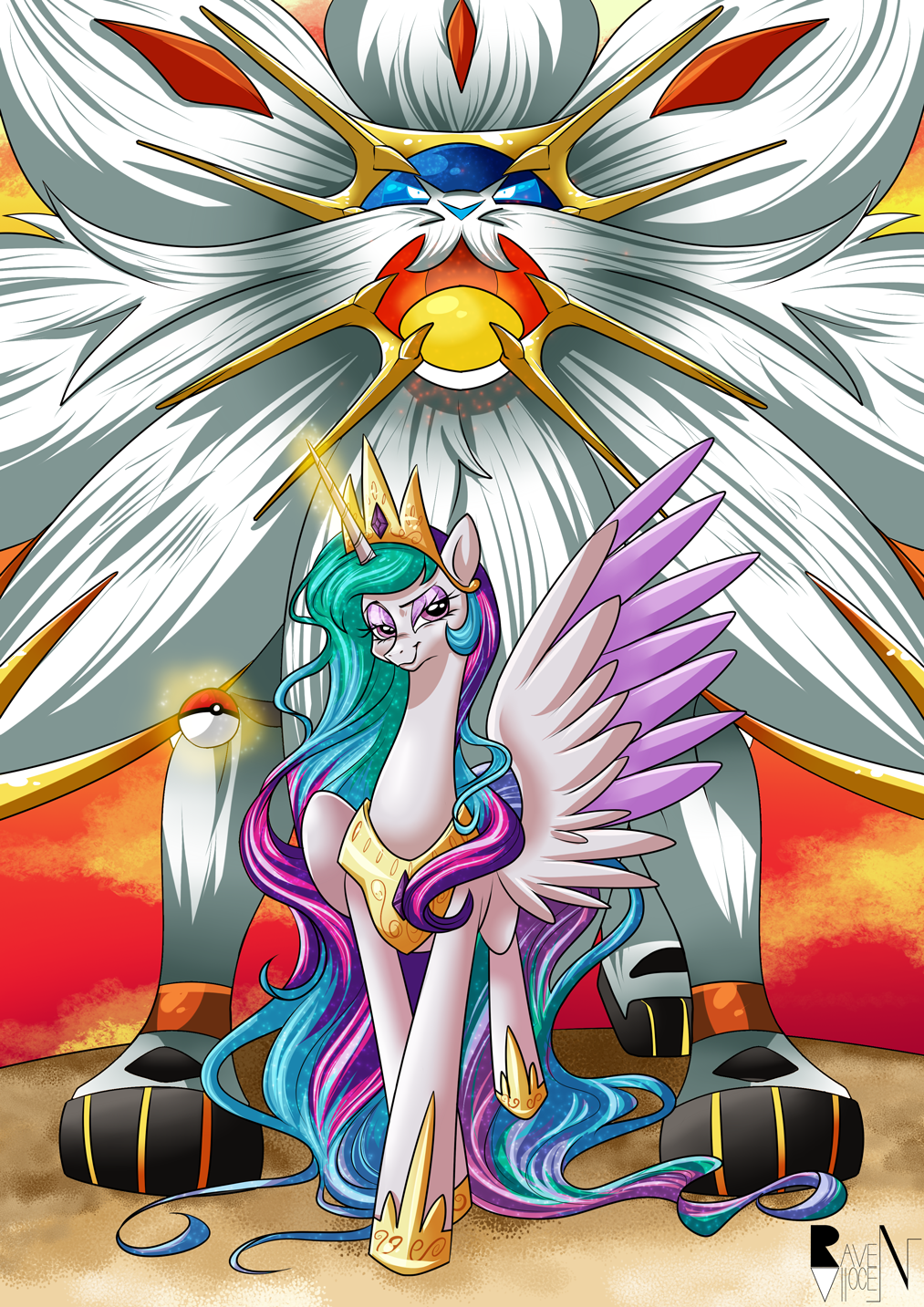 POKEMON SUN VERSION - Celestia and Solgaleo