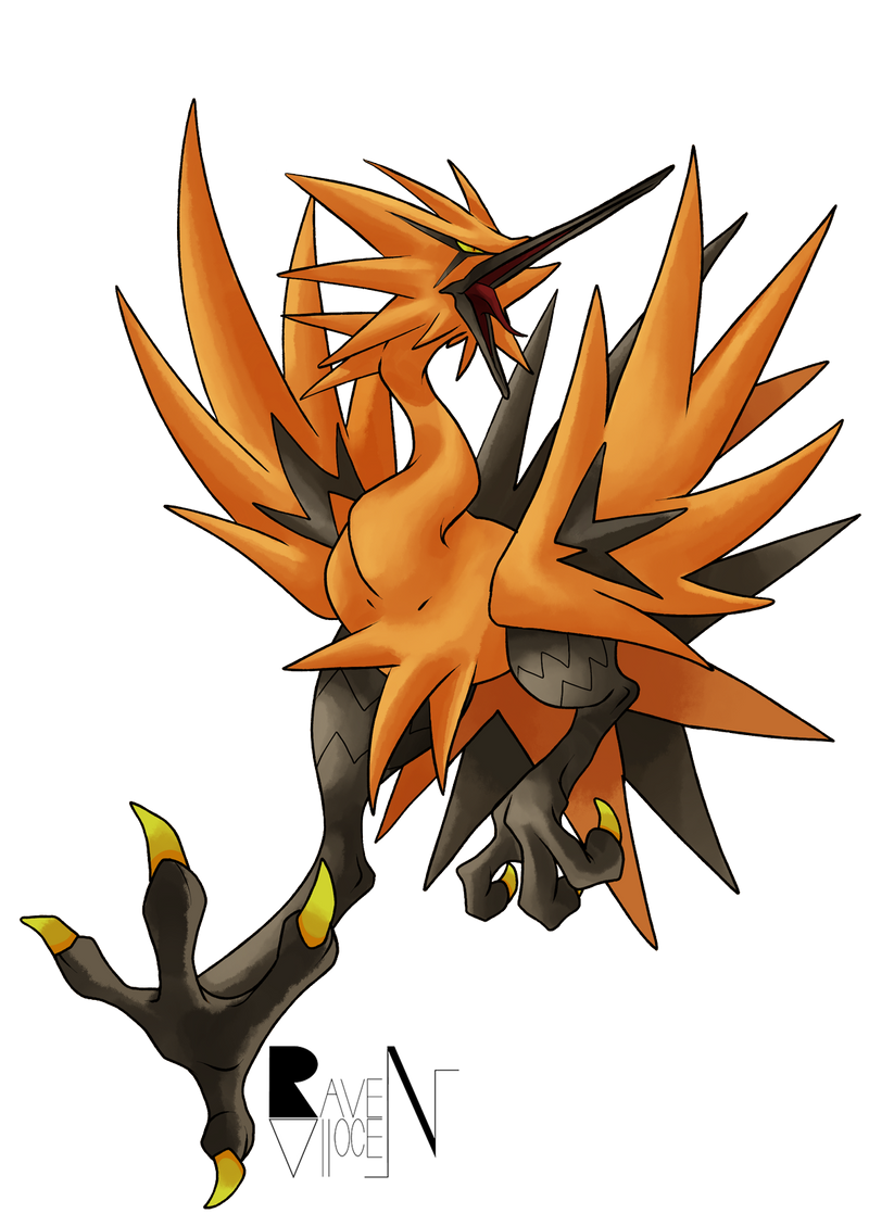 Galarian Form Zapdos By Allocen On DeviantArt galarian-form-zapdos-by-allocen-on-deviantart