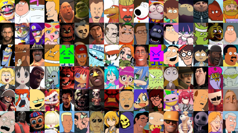 Characters Collages Deviantart A collage of characters by KingMightyOneEye on DeviantArt