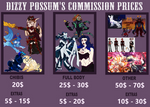 | Commission Price List | by Dizzy-Possum