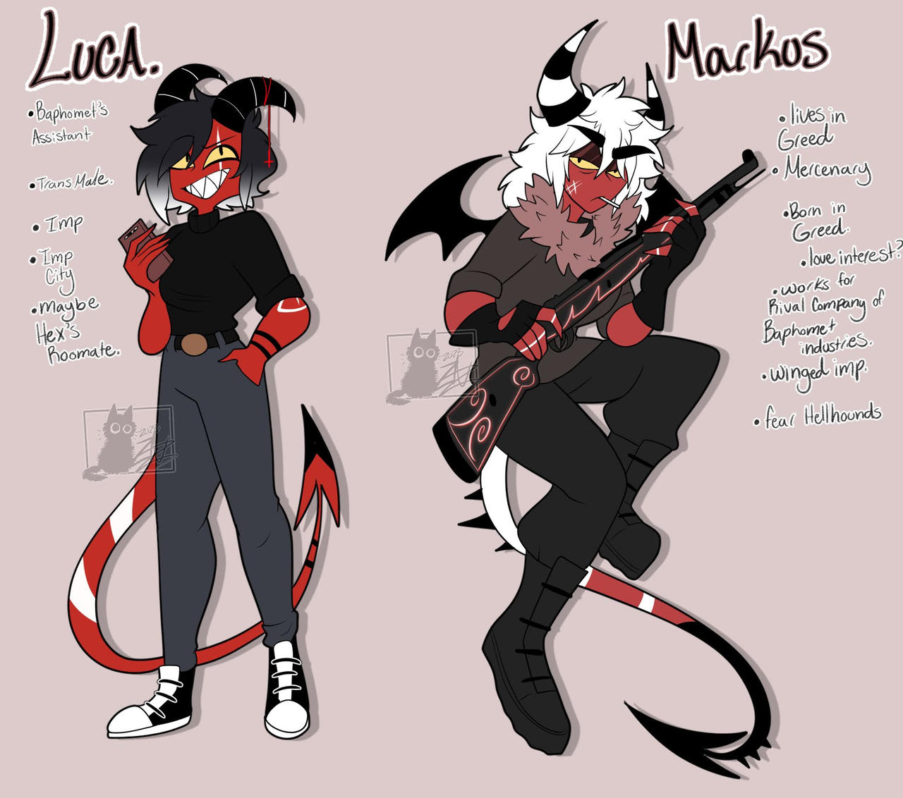 Imp Character designs (Beta design) by WitcheryZ on DeviantArt