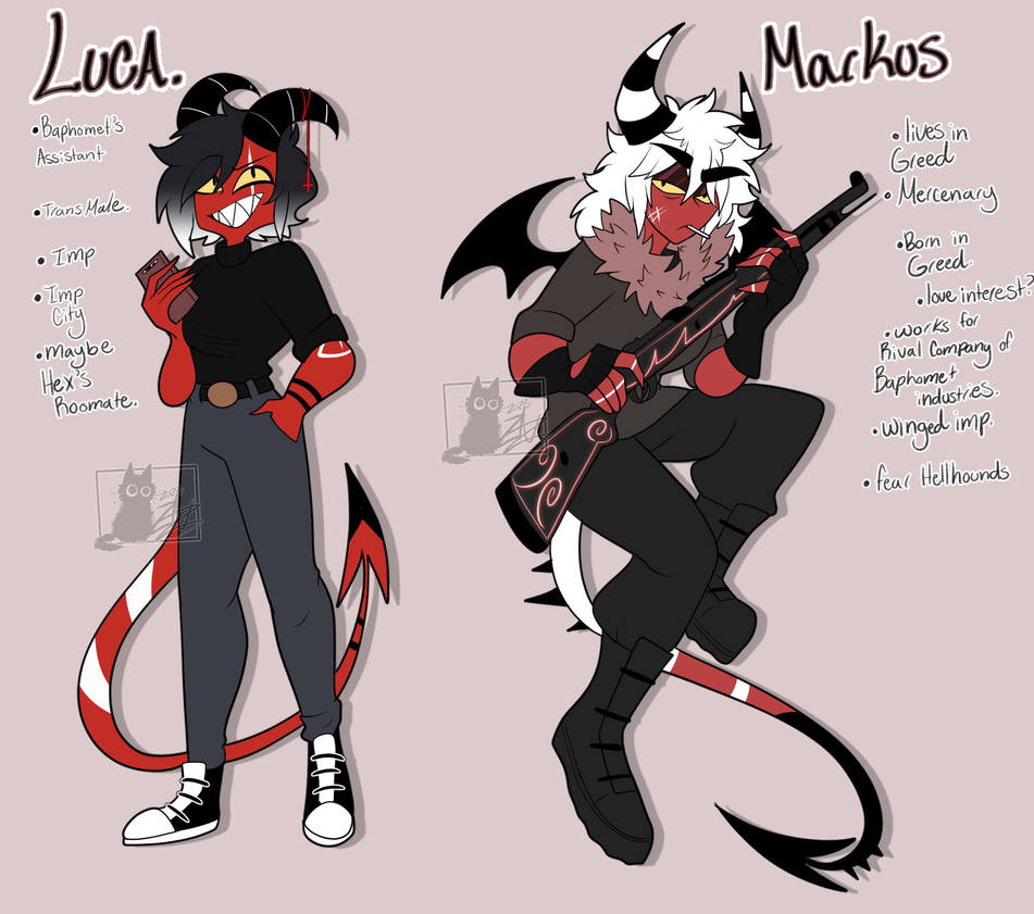 Imp Character designs (Beta design) by WitcheryZ on DeviantArt