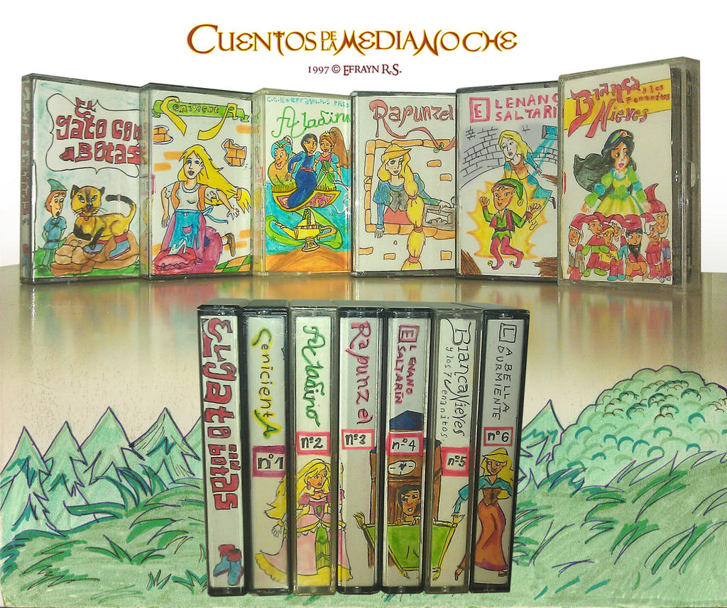 Coleccion casera de Cuentos en Casette