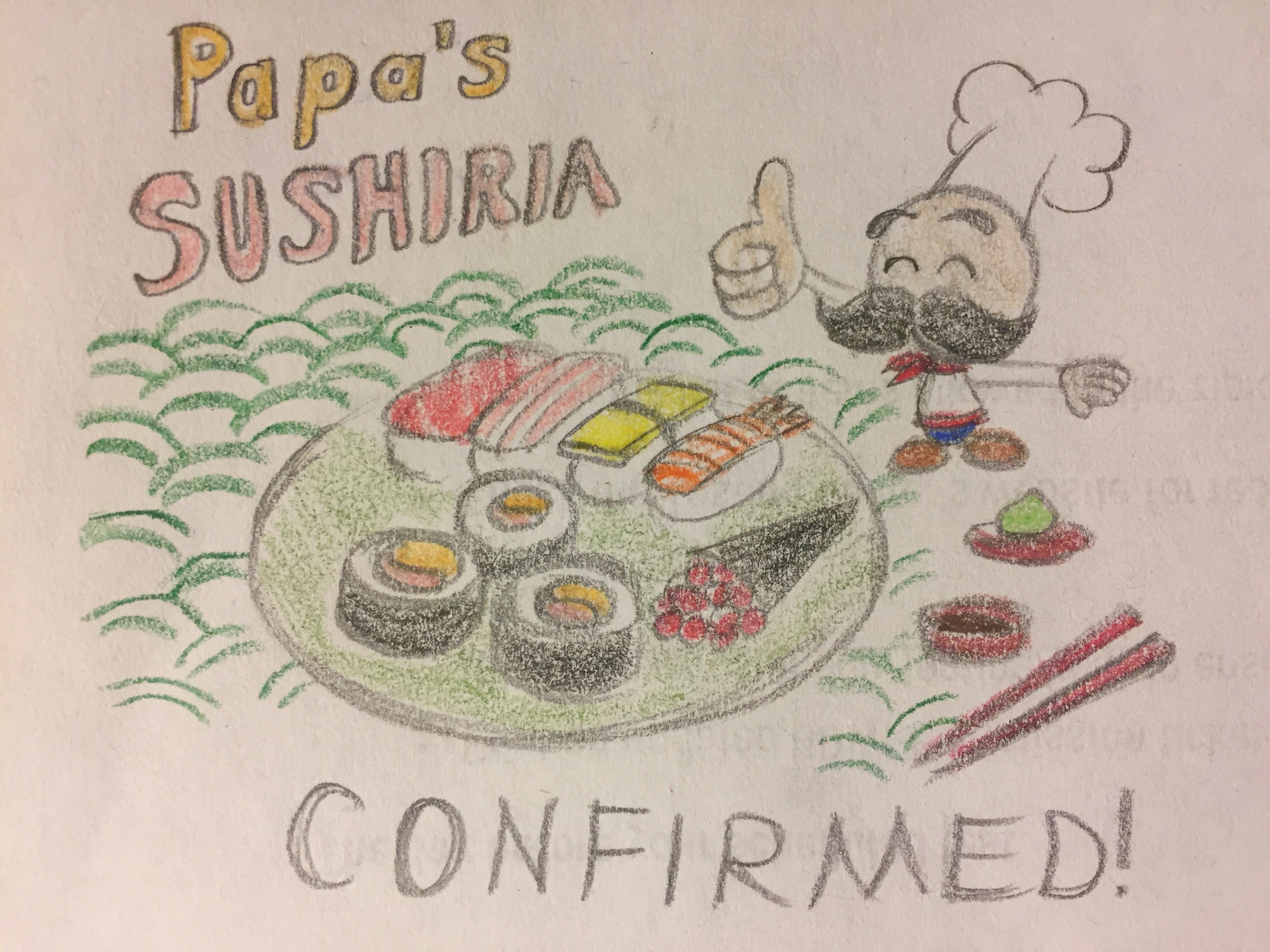 NÃO SEI FAZER SUSHI - Papa's Sushiria (Dia 3) 