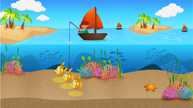 Fishee Tropical-concept