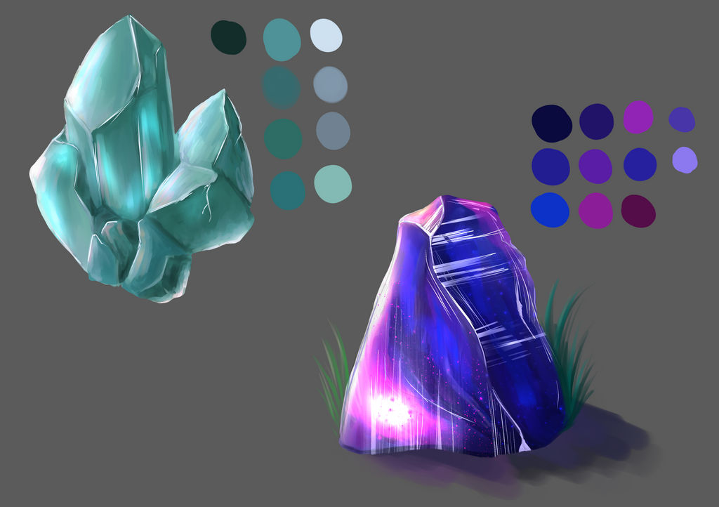 Crystal study by YukiRaito on DeviantArt
