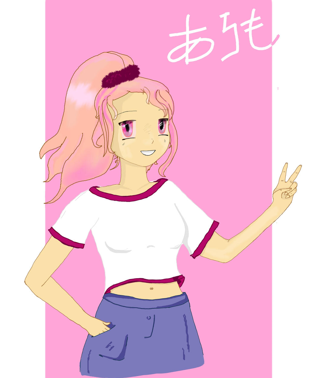 35 Latest Drawing Anime Girl With Crop Top Graffiti Lunatic