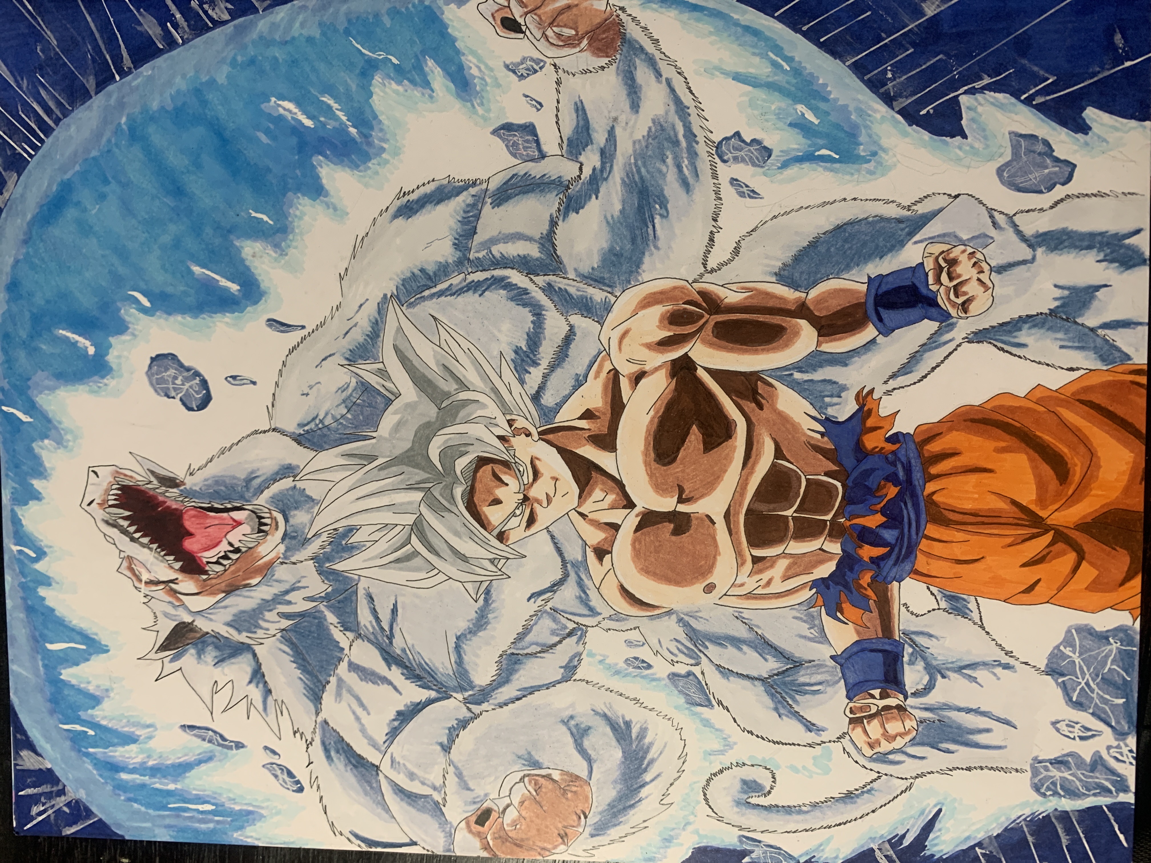 Goku mastered ultra instinct great ape by arkhamknight17 on DeviantArt